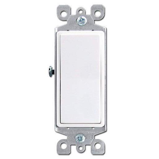 White Decora 711 Flush Switch 15amp