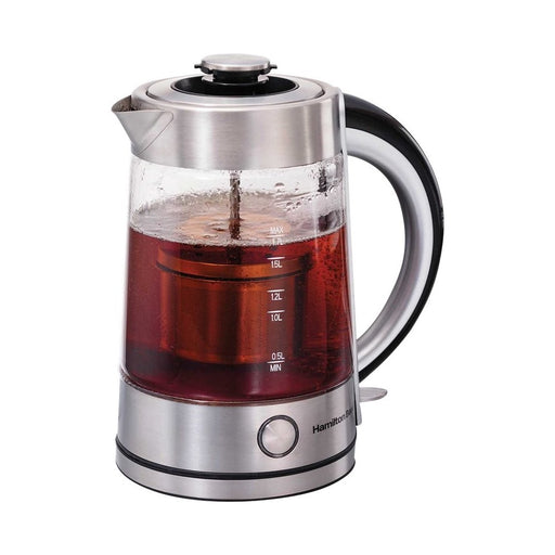 Hamilton Beach Electric Tea Maker/Kettle - Stainless Steel 1.7L