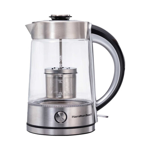 Hamilton Beach Electric Tea Maker/Kettle - Stainless Steel 1.7L