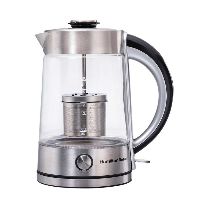 Hamilton Beach Electric Tea Maker/Kettle - Stainless Steel 1.7L