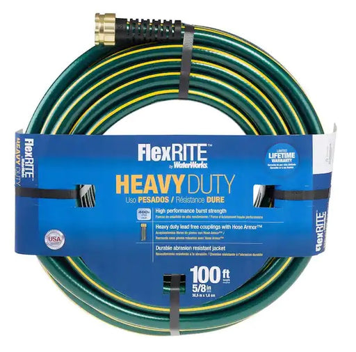Waterworks FlexritePro 5/8 in. x 100 ft. Heavy Duty Garden Hose