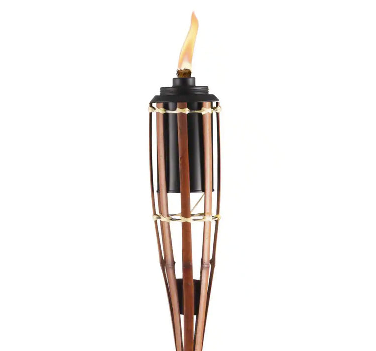 Tiki 57 in. Torch Tahiti Bamboo Brown Torch