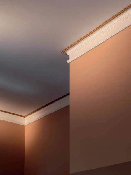 Elevate Decorative Cornices Moudling in White #A1