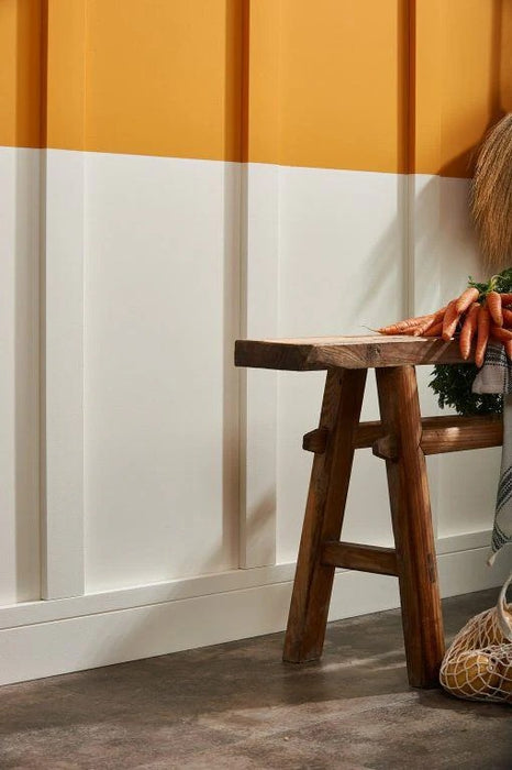 Elevate Decorative Skirting Moulding in White #FD2