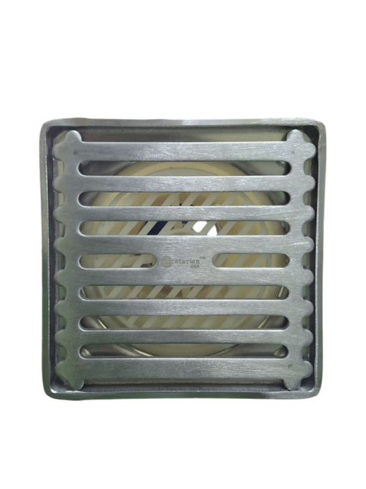 Centurion Square Drain Floor Strainer 4"x4" SFD44