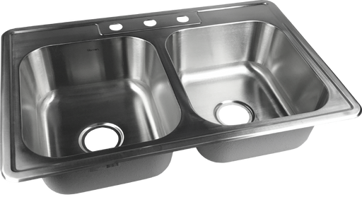 Bisman Kitchen Sink-Double Bowl BM33228