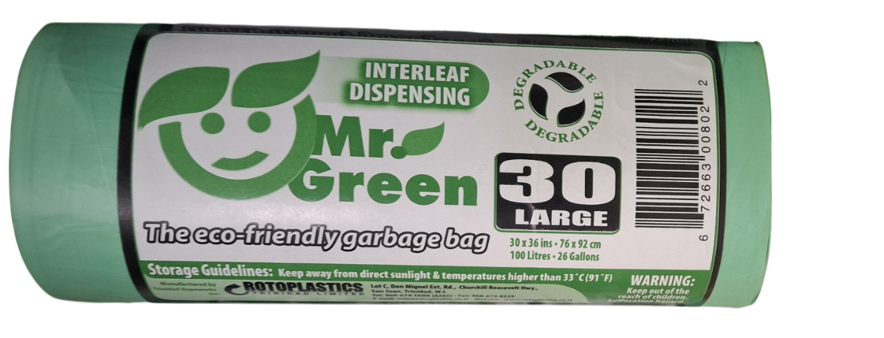 Mr. Green Garbage Bag 30 Large