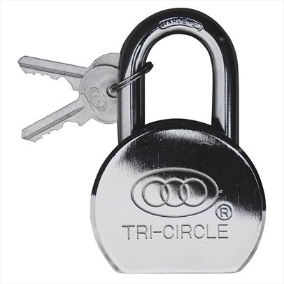 Tri-Cricle Padlock 65MM ZX865L