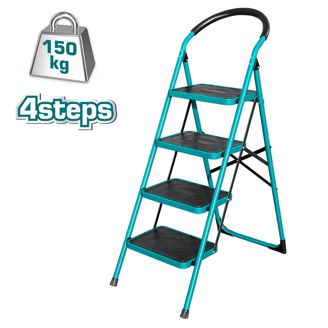 Total Metal Ladder 4 Steps -4ft THLAD09041