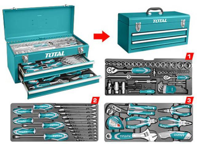 Total 97 pcs Tool Chest Set -HPTCS70971