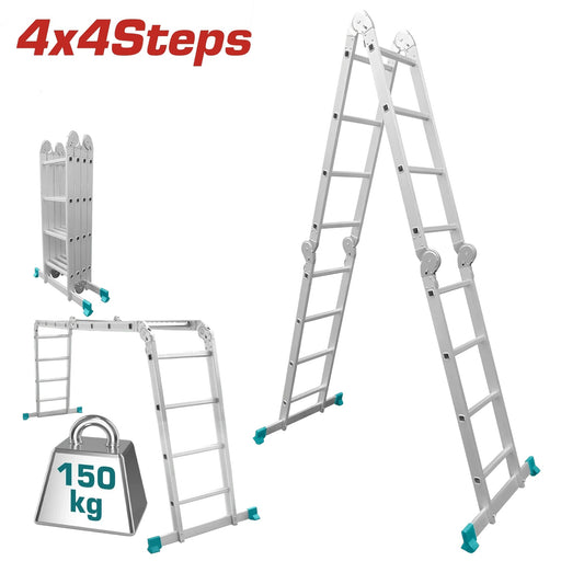 Total Multi Purpose Aluminum Ladder THLAD04441
