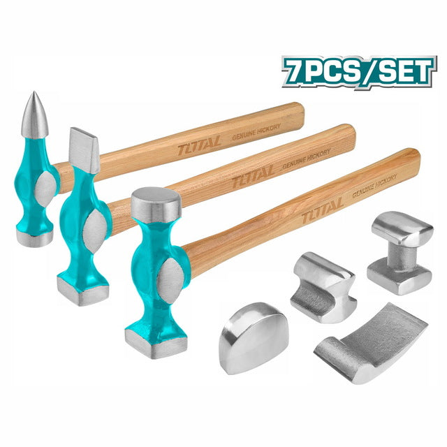 Total 7 pcs Body and Fender Hammer Set - TBAF0712