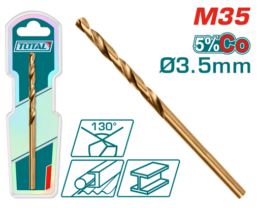 Total Drill Bit 3/32 HSS -CO M35