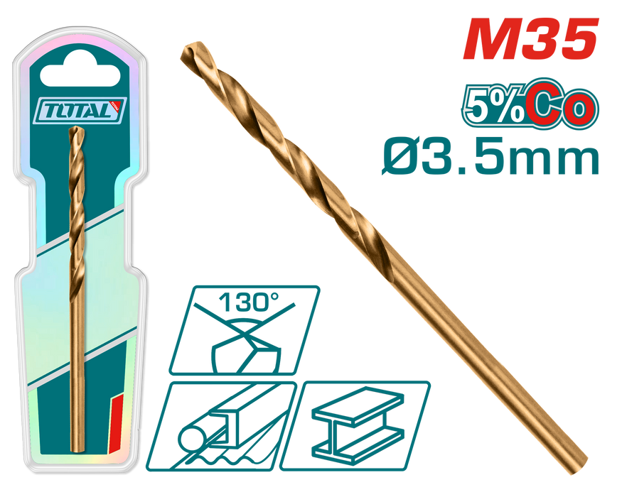 Total Drill Bit 3/32 HSS -CO M35
