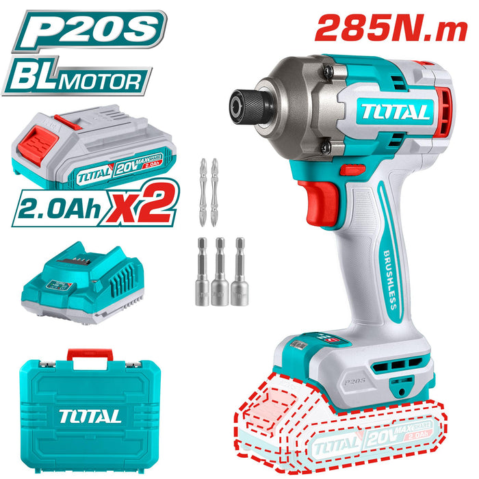 Total Cordless Impact Driver UTIRLI2028