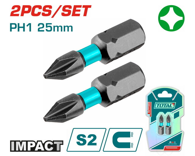 Total Impact Screwdriver bits -TACIM71PH125