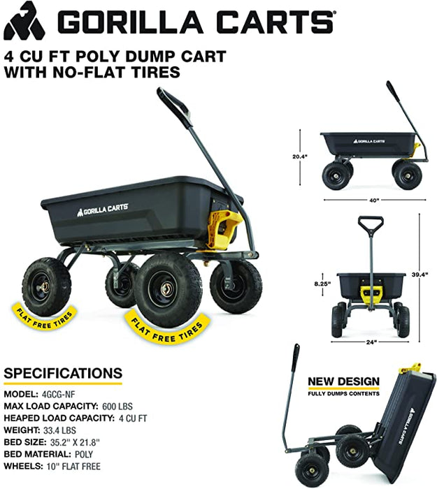 Gorilla Yard Cart 7 Cu.Ft.