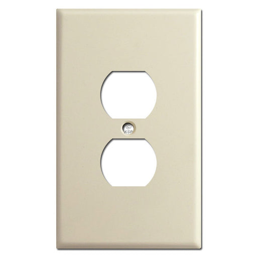 Ivory 1 Gang Plug Plate - U031Z