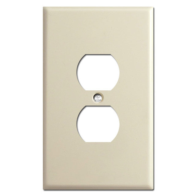 Ivory 1 Gang Plug Plate - U031Z