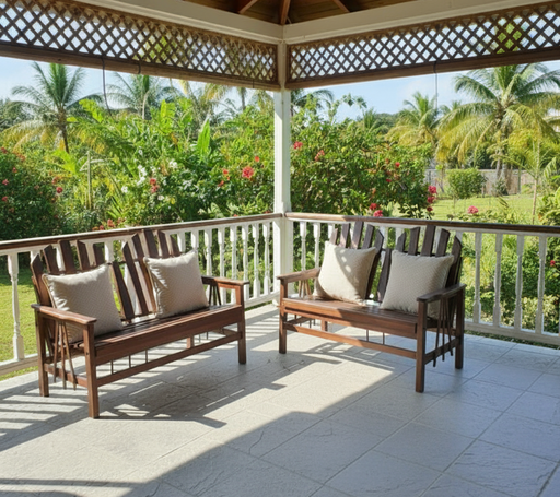 Mahogany Veranda Double Chair