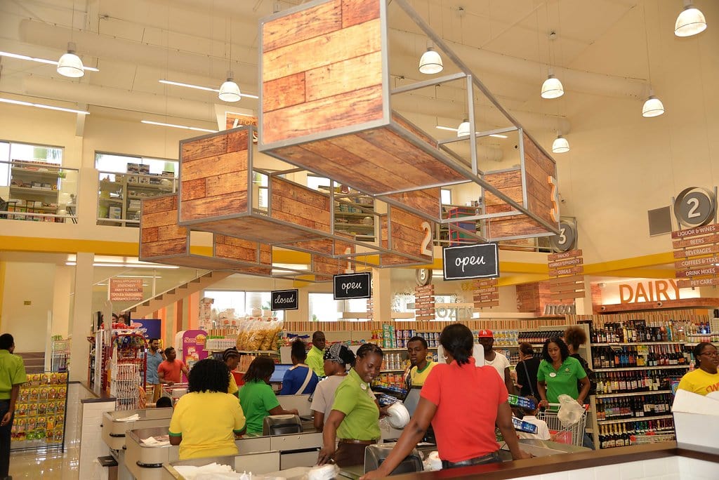Greenwood Plaza Supermarket Cashier Desks