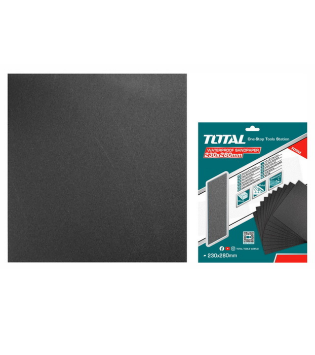 Total Waterproof Sandpaper 230x280mm (9"x11")
