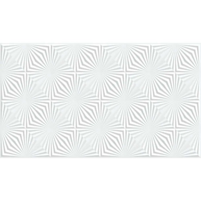 31208 Lounge White HD Ceramic Wall Tile 12" X 22"