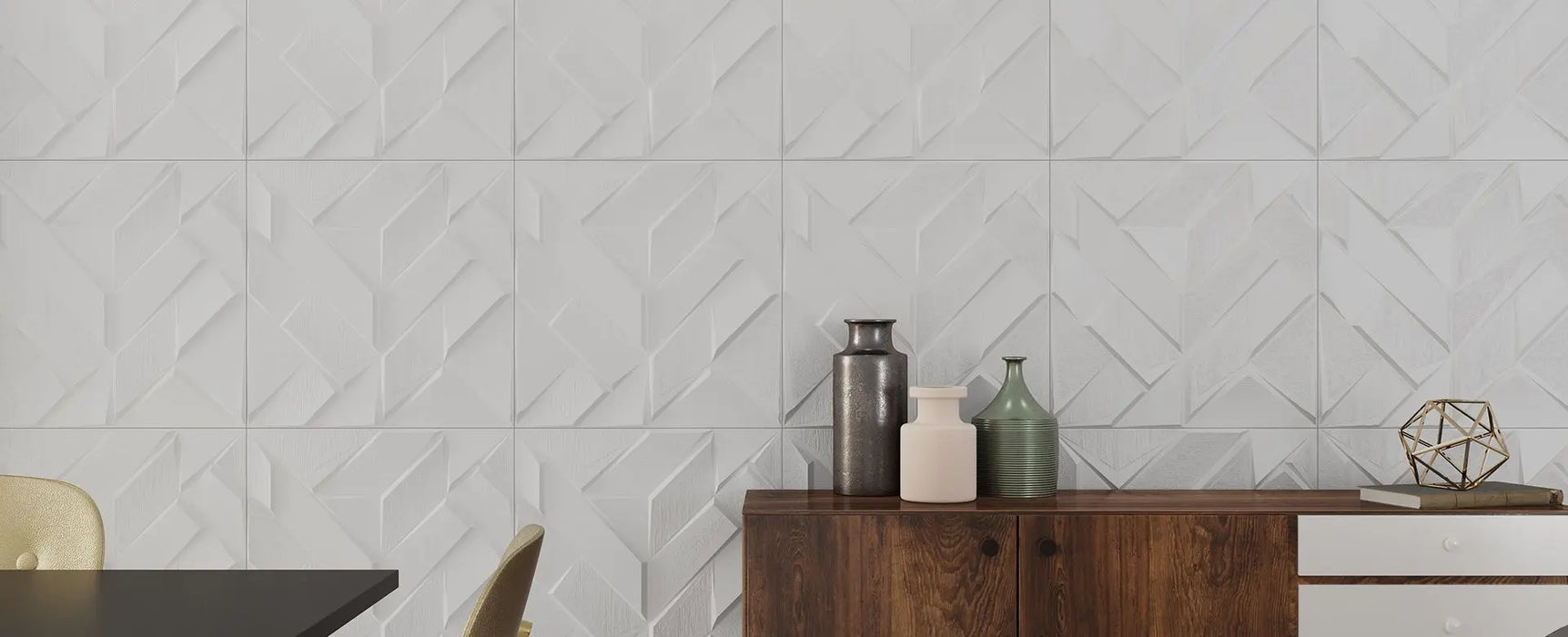 Lotus Wh Matte (5062555) Porcelain Wall Tile 23" X 23"