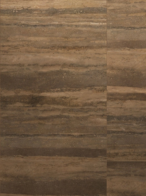 Travertino Moka BW NAT (5062619) Porcelain Floor and Wall Tile 32" X 63"