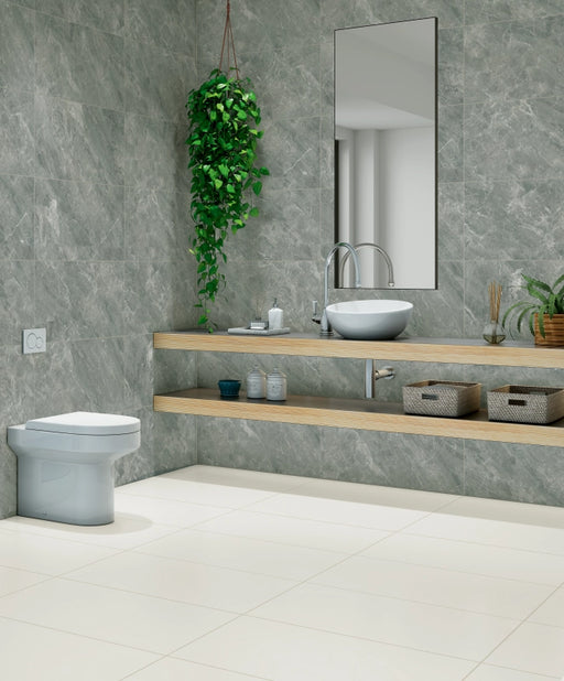 Berylium Grey Plus RT Ceramic Floor and Wall Tile 15" X 30"