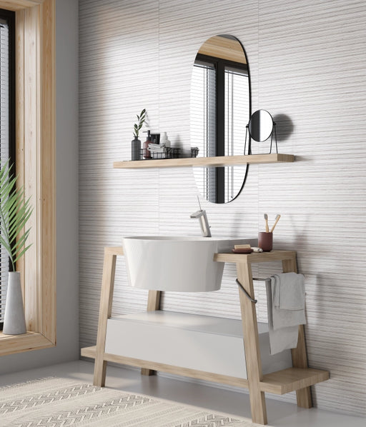 Luzzi Grigio PL Ceramic Wall Tile 15"X30"