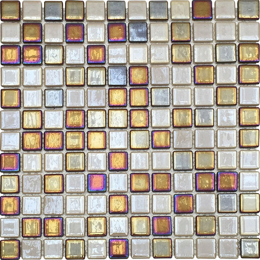 Caramelo Mescla Mosaic Glass Tile 12"x12"