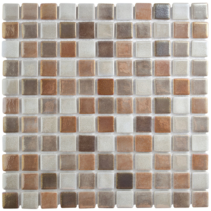 T1007 Eco Iris Glass Mosaic Tile 12"X12"