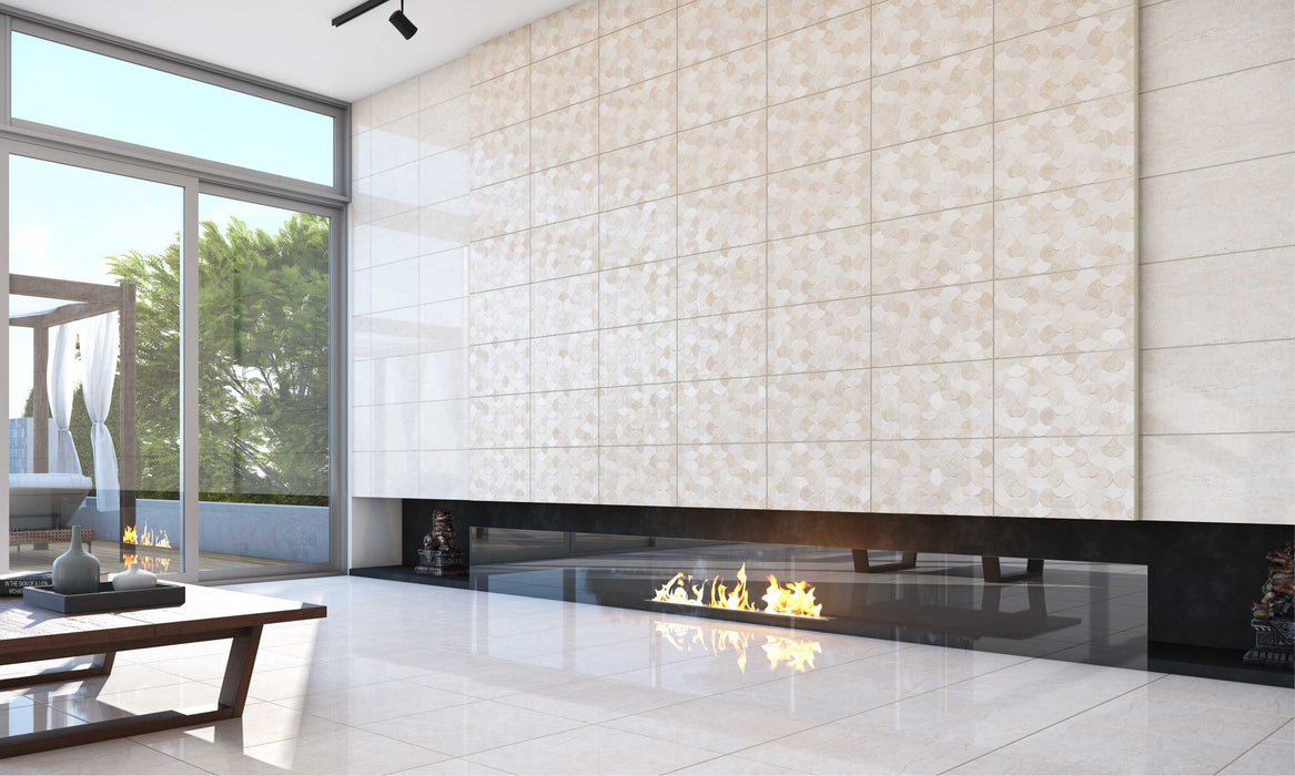 Selene Bege Ceramic Wall Tile 12.5"X23"