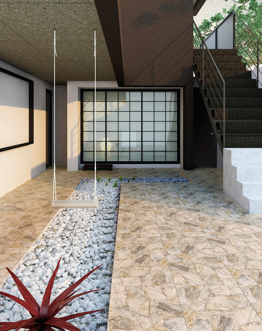 Traffic Stone AD Ceramic Floor and Wall Tile 21" X 21"