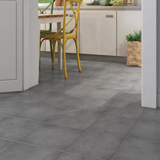 Tulsa Gray Ceramic Floor and Wall Tile 12" X 12"