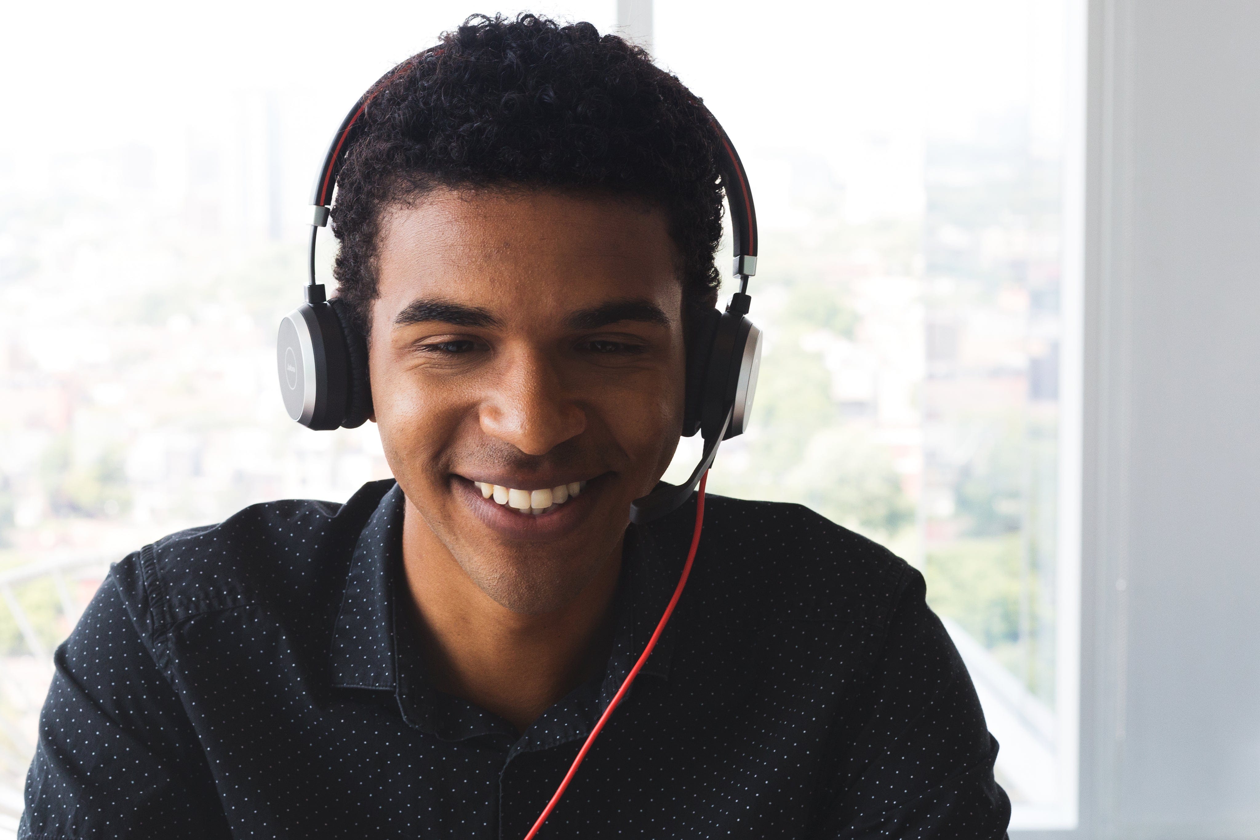 Website & Technical Support Person Smiling