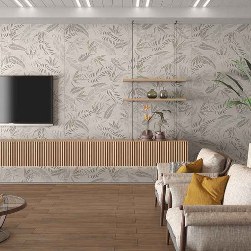 Floral Nature Porcelain Floor and Wall Tile 22" X 45"