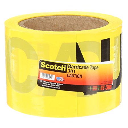 Scotch 301 Caution Barricade Tape