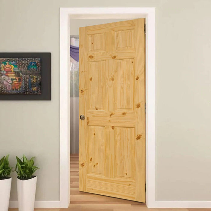 Panel Pine Door IBI 36"X80"