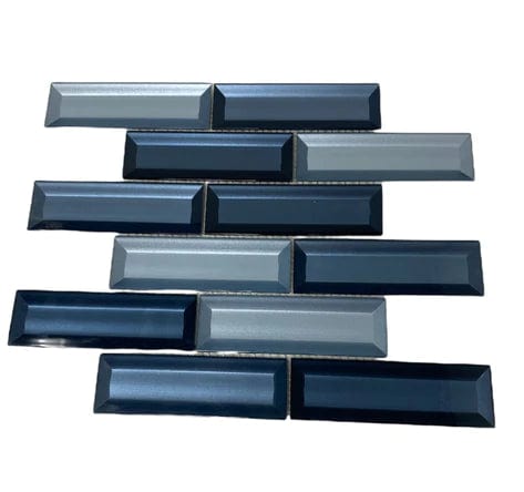 Tile: Mosaic Glass Azzuro 12"X12" (11pcs/box)