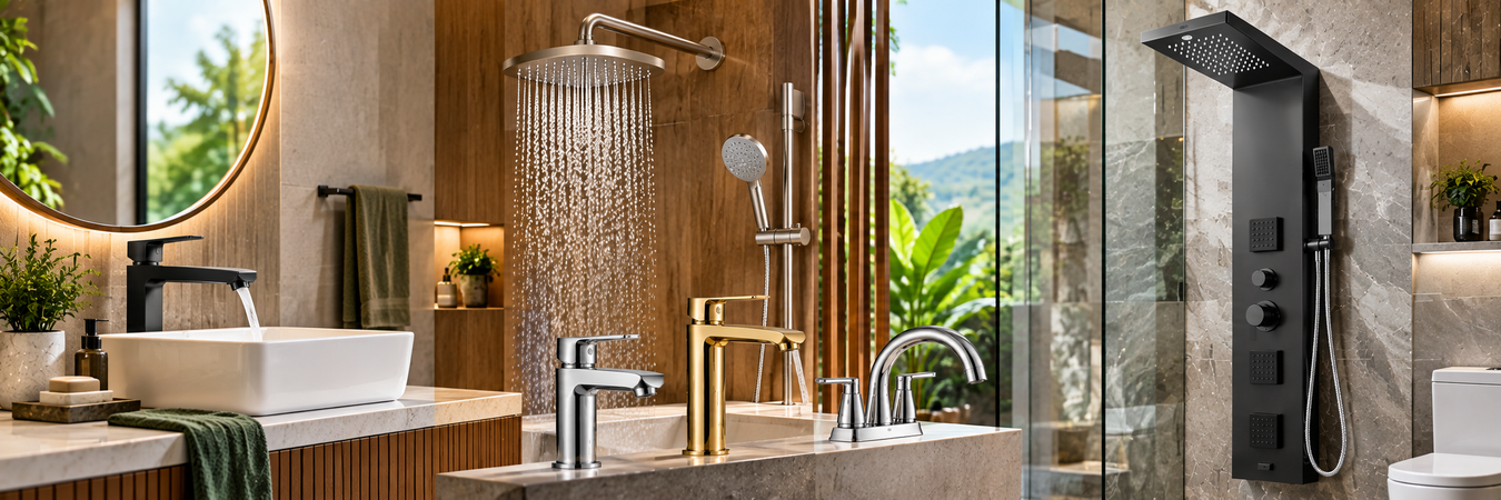 Bathroom Faucets and Shower Heads