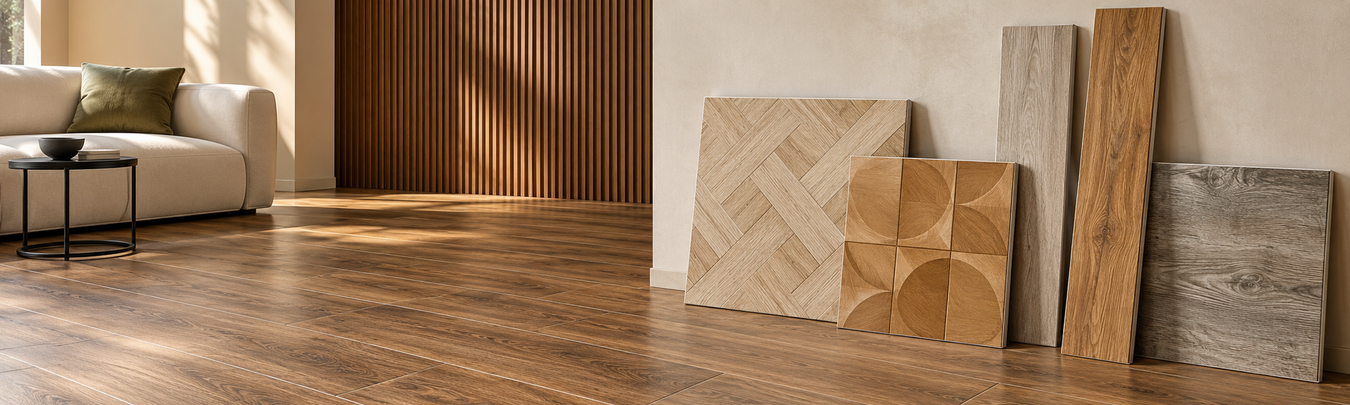 Porcelain & Ceramic Floor Wood-Look Tiles