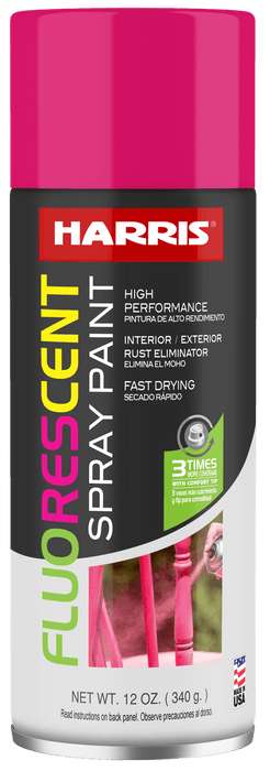 Harris Fluorescent Spray Paint 12oz | Pink