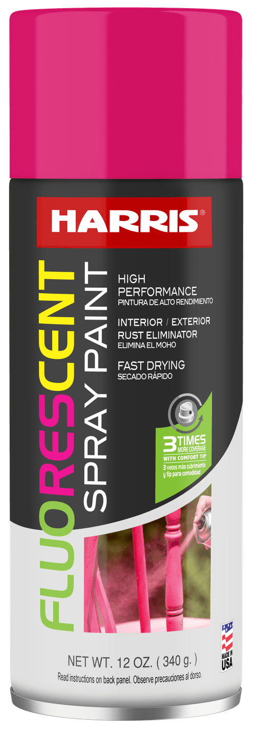 Harris Fluorescent Spray Paint 12oz | Pink