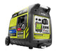 RYOBI 2,300-Watt Recoil Start Bluetooth Super Quiet Gasoline Powered Digital Inverter Generator with CO Shutdown Sensor