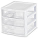 Sterilite Small 3 Drawer Unit 8.5"X11"