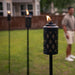 Tiki Island King TorchTiki Convertible 65 in. Torch Metal Lattice Bronze and Blac