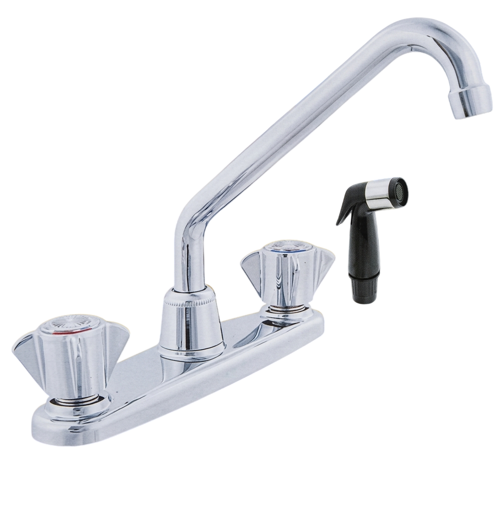 Compression Design Faucet Kitchen Faucet 2-Handle Compression with Spray — Greenwood Plaza