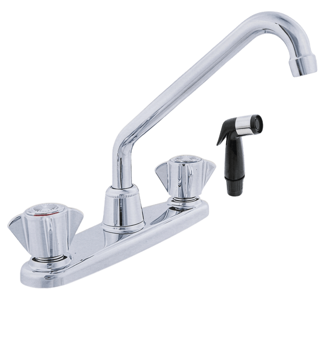 Kitchen Faucet 2-Handle Compression with Spray